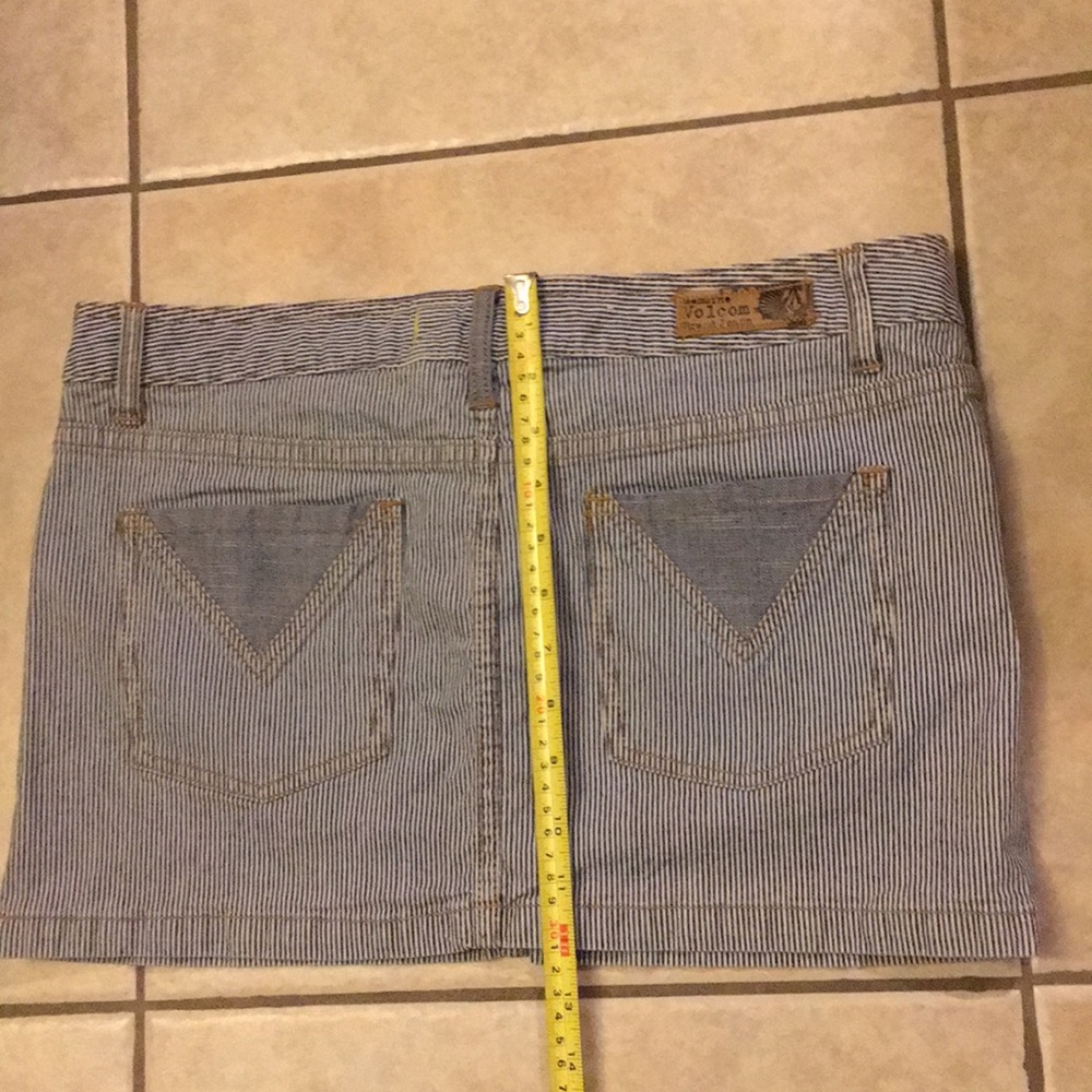 Volcom Brand Demin Skirt Sz9